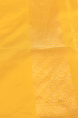 Haldi Yellow Katan Silk Saree