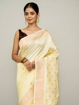 Lime Yellow Katan Silk Saree