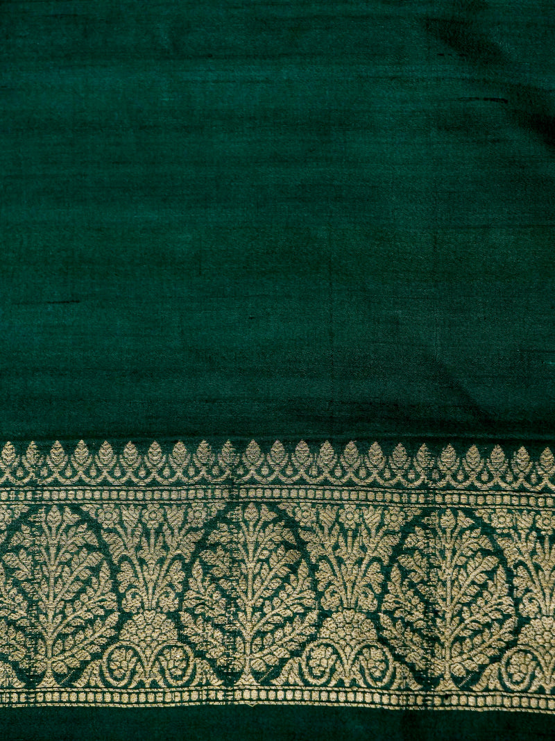 Light Green Tussar Georgette Saree