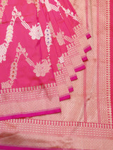 Handloom Pink Dhoop Chaav Saree