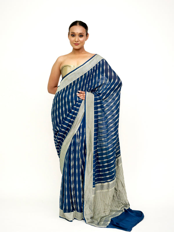 Khaddi Georgette Banarasi Saree