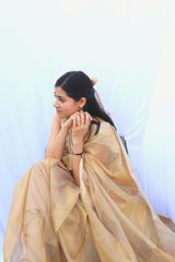 Golden Tissue Saree